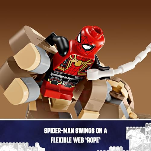 LEGO Marvel Spider-Man vs. Sandman: Final Battle Building Toy Set with Spider-Man Figure I8959