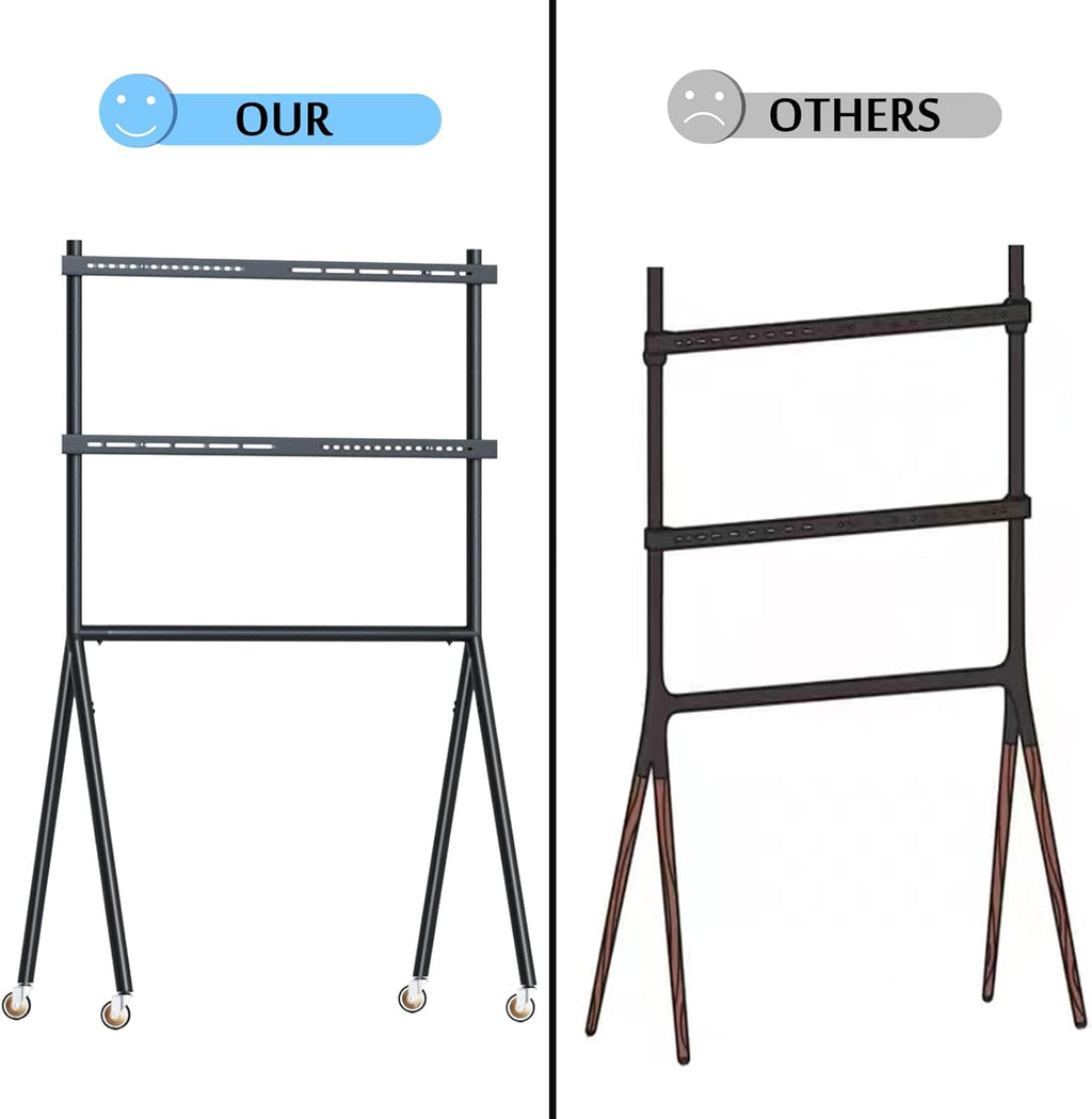 TV Easel Stand 37"-70" inch Adjustable with Wheels B30156