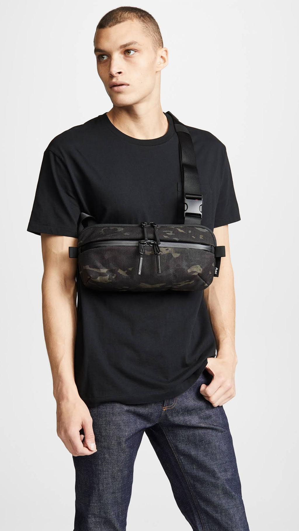 Black Camo One Size Sling Bag C904426