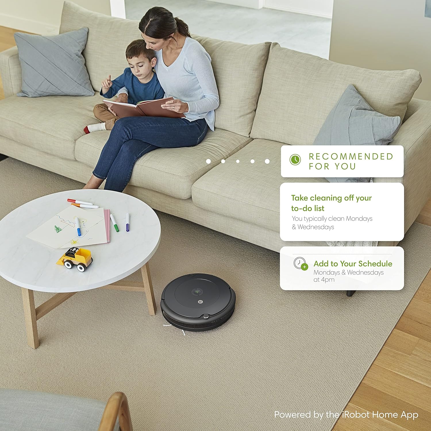 Robot Vacuum with Wi-Fi Connectivity Q271
