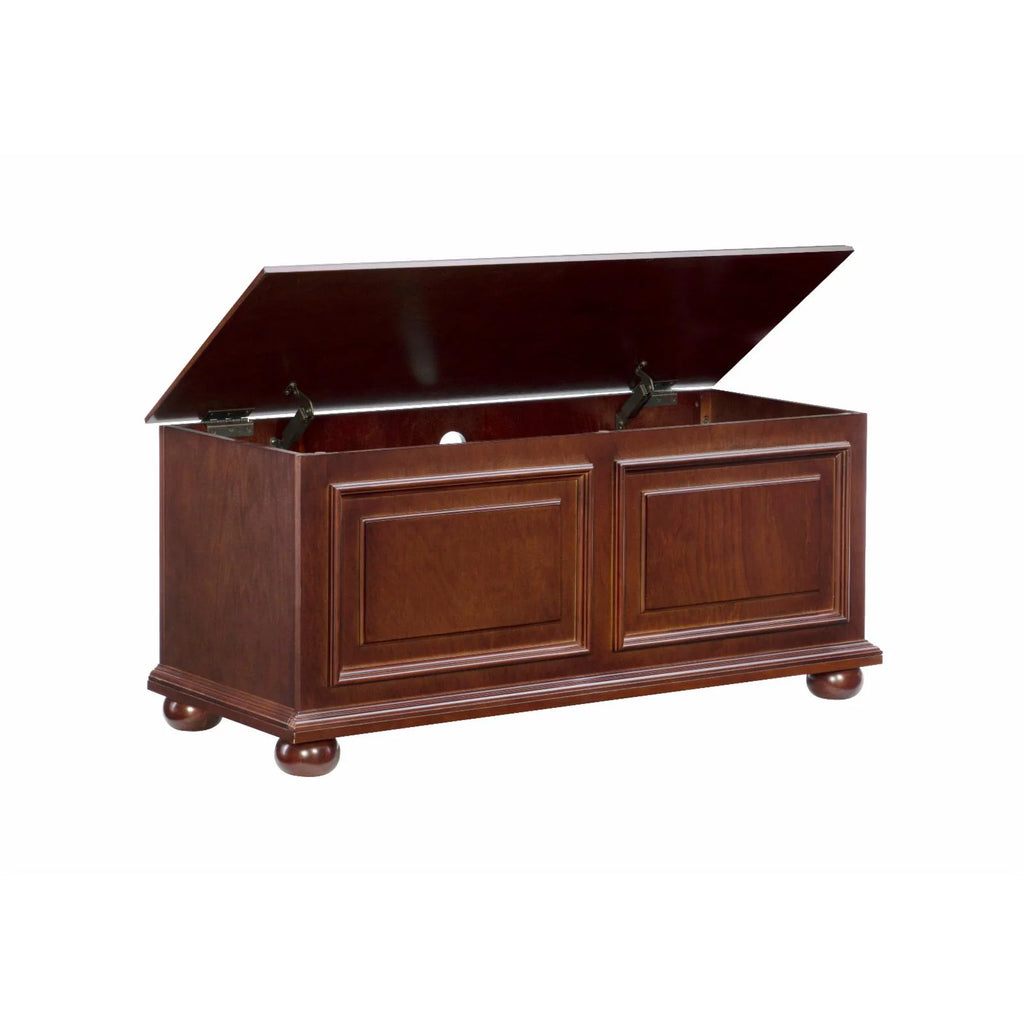 Traditional Cedar Storage Chest, Rich Cherry Finish C1289