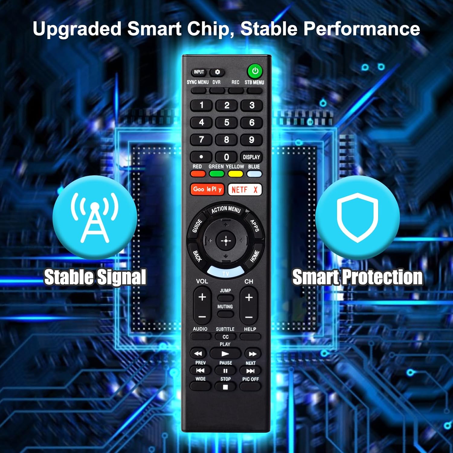 Replacement Remote for Sony TVs S524