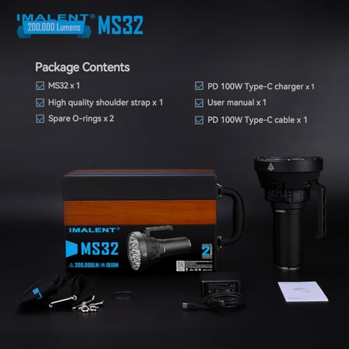 200,000 Lumens Rechargeable Flashlight K35313