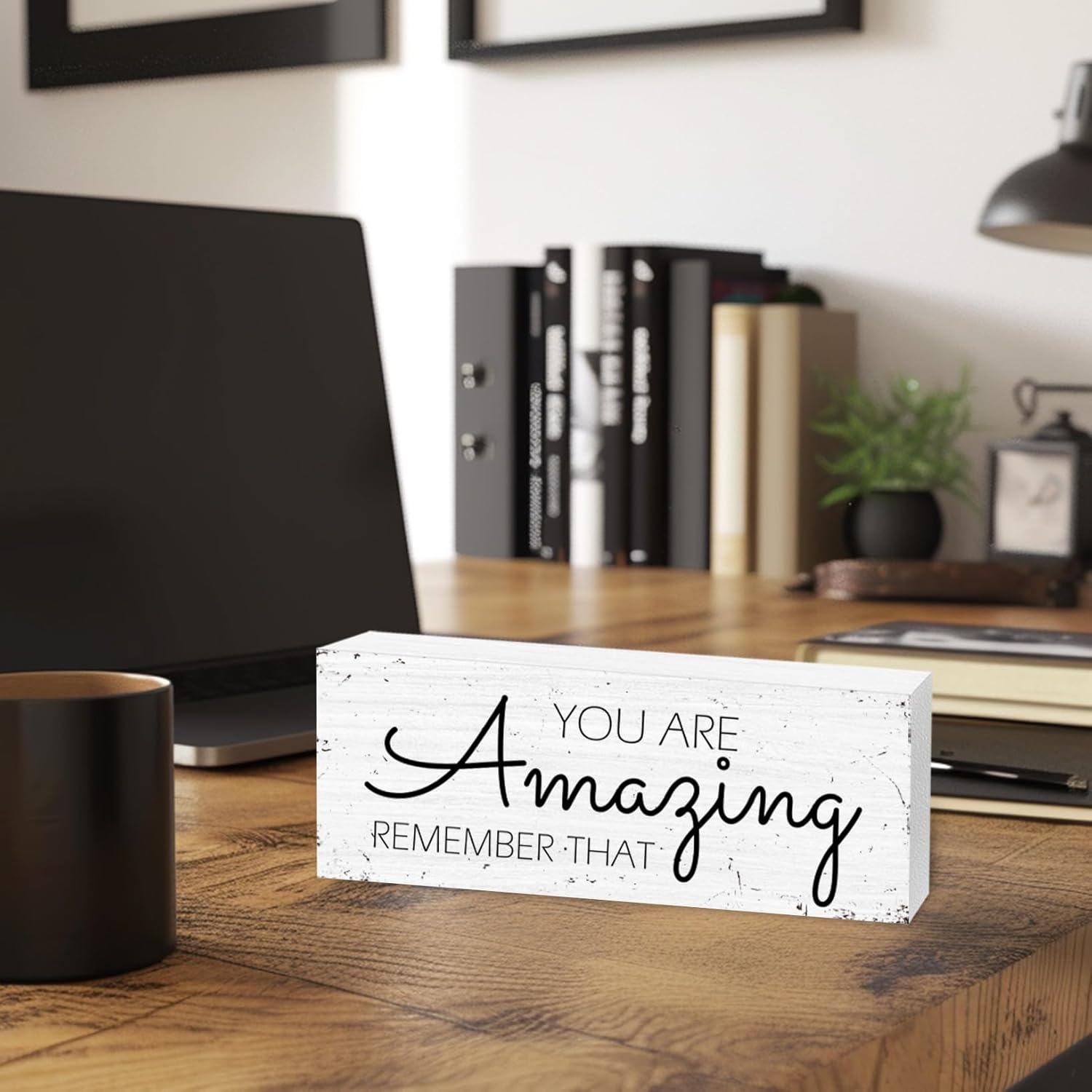 Wooden Sign 8x3x0.6 Inches X267