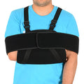 Adjustable Arm Sling Shoulder Immobilizer Support Brace, Black L51957
