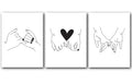 Set of 3 Unframed 24 x 36 Inch Typography Art Print G548784