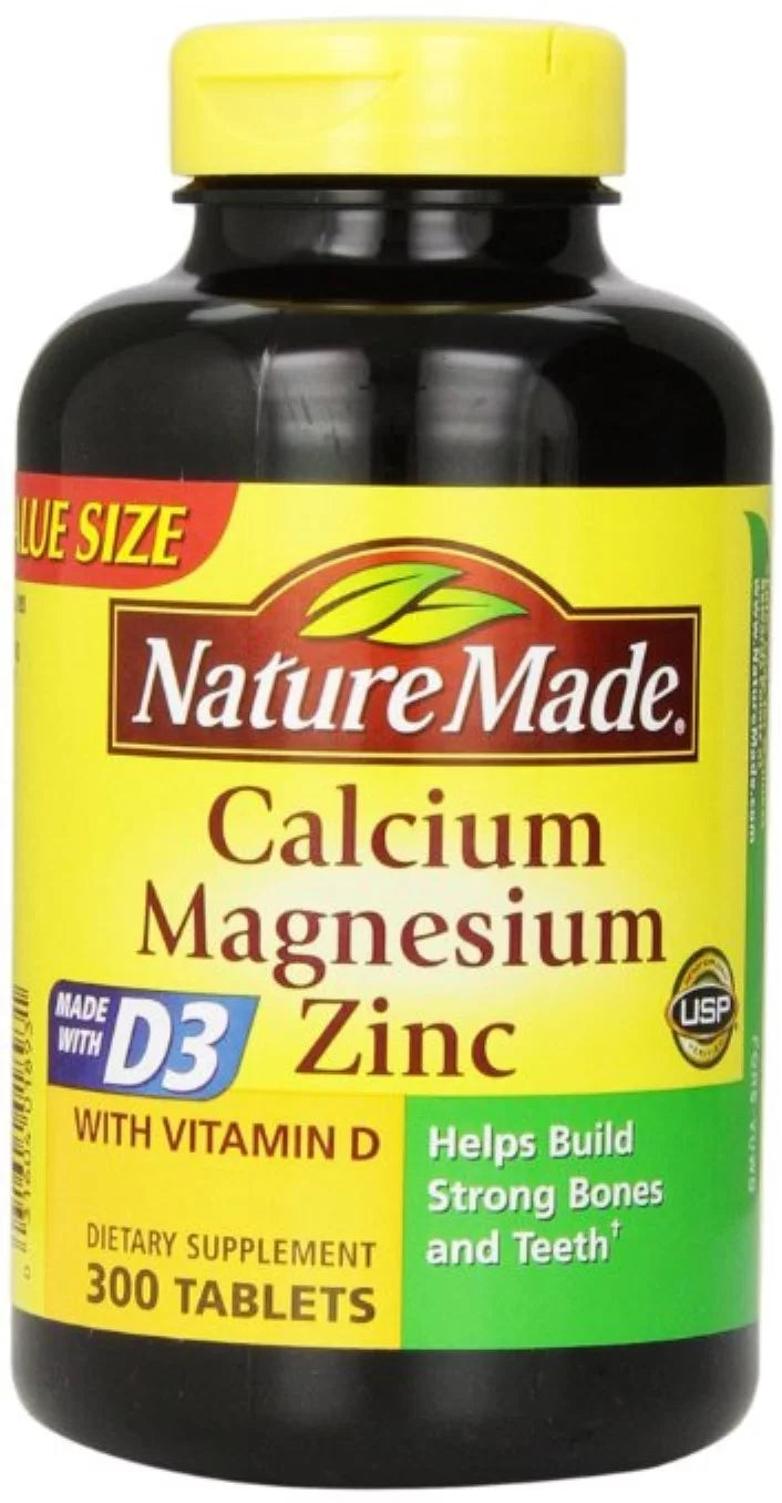 300 ea Calcium Magnesium Zinc Tablets K251981