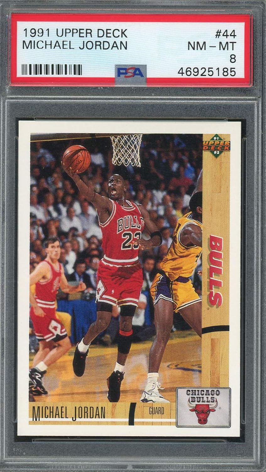 1991 Upper Deck Basketball Card #44 Graded PSA 8 F512013