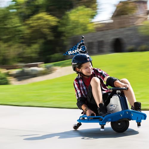 Blue 12 MPH Drifting Cart with 40 Min Ride Time Y209465