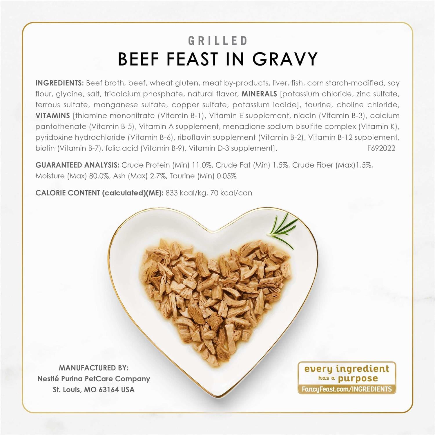 Wet Cat Food Poultry & Beef Grilled Collection Variety Pack O748
