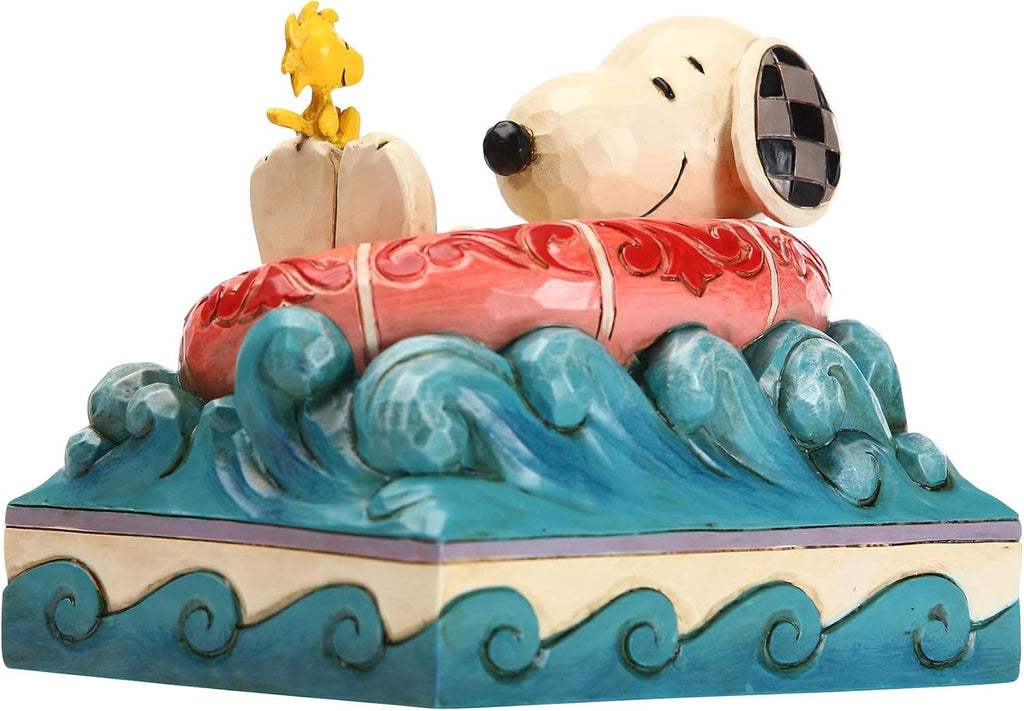 4 Inch Multicolor Snoopy and Woodstock Figurine W36185