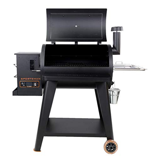 820 Square Inches Black Wood Pellet Grill R471477