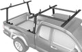 Aluminum Pickup Truck Ladder Rack with Cantilever Extension Sandy Black T742295