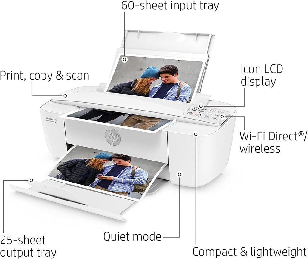 Wireless Color Inkjet Printer All-in-One with LCD Display L53687
