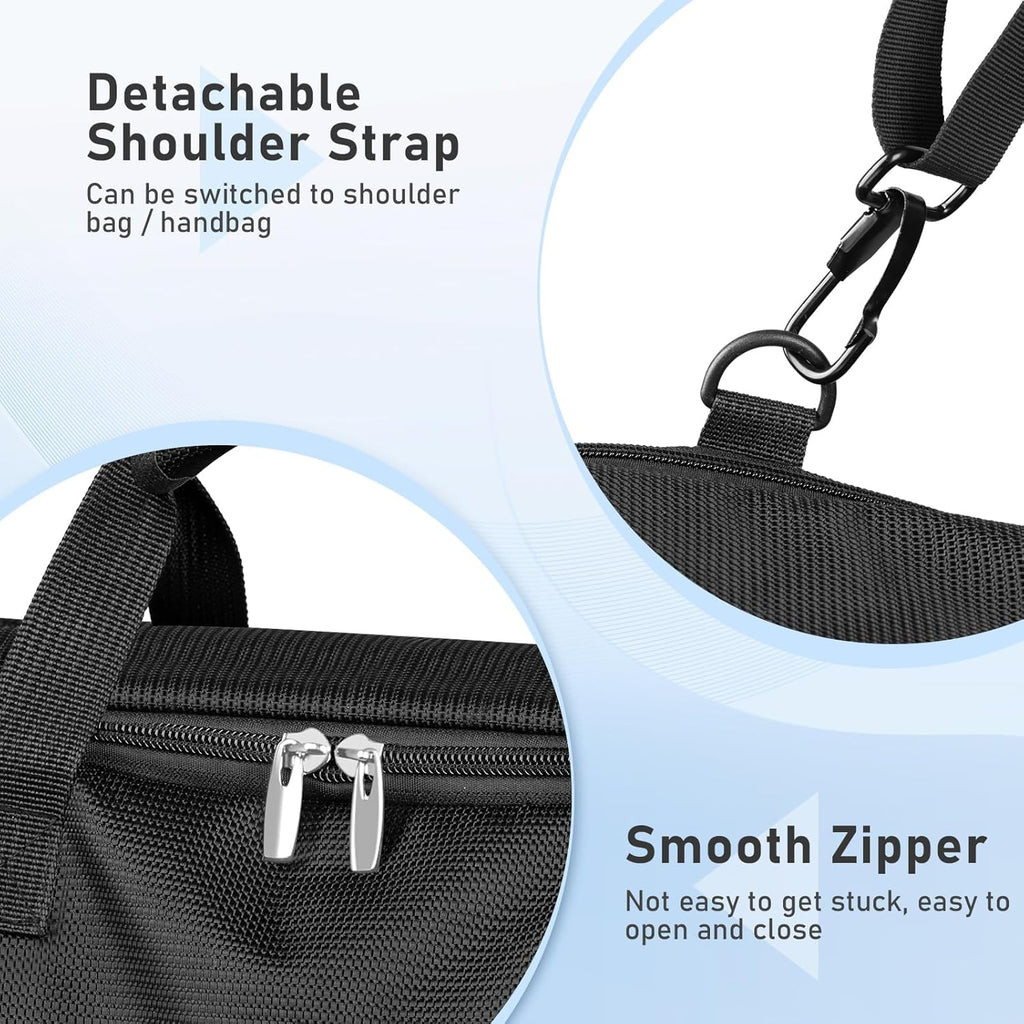 Black 43'' Waterproof Garment Bag with Shoulder Strap I658411