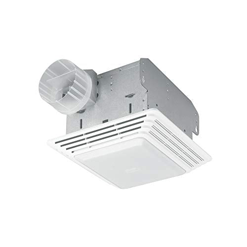 100 Watts 50 CFM White Ventilation Fan and Light Combo S889