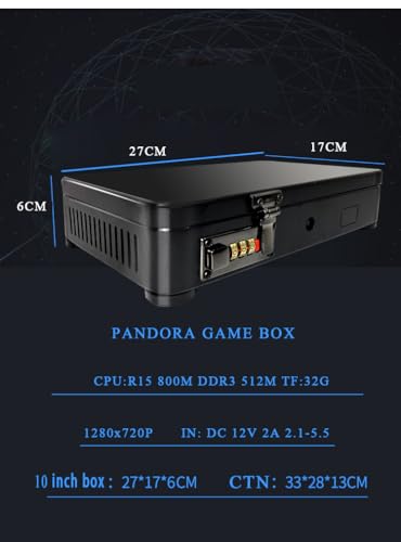 10 inch Portable Retro Video Game Player with 20000+ Classic Games X3965