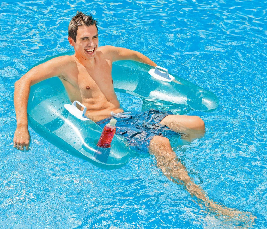 Inflatable Raft Swimming Pool Lounge Set of 2 R445