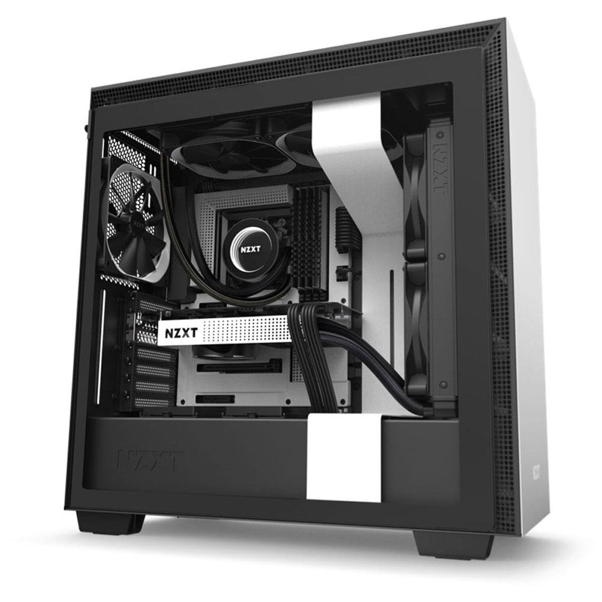 Matte White Mid-Tower ATX Case R543
