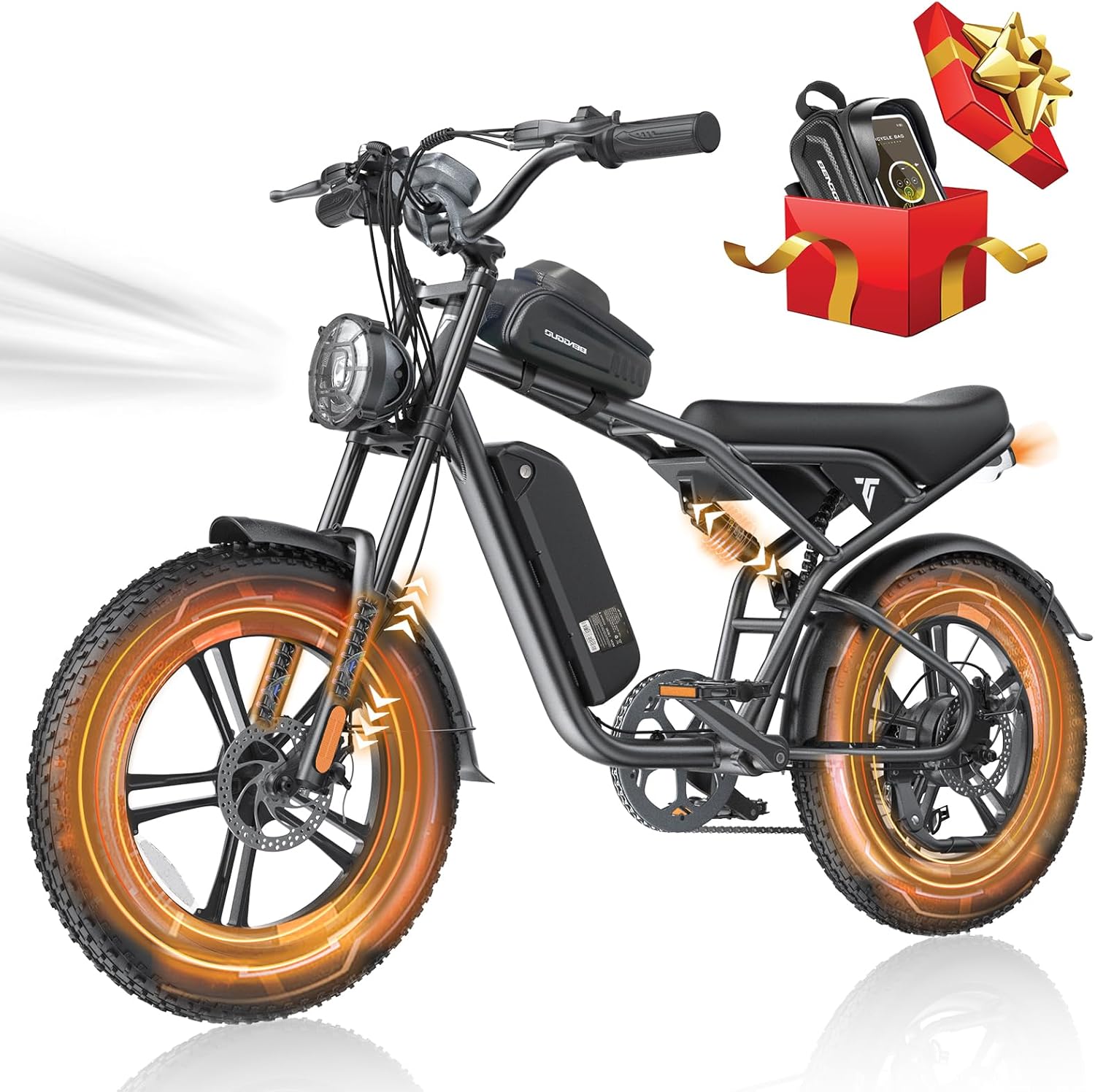 20" Fat Tire 48V 15.6AH Removable Battery Electric Bike T21318