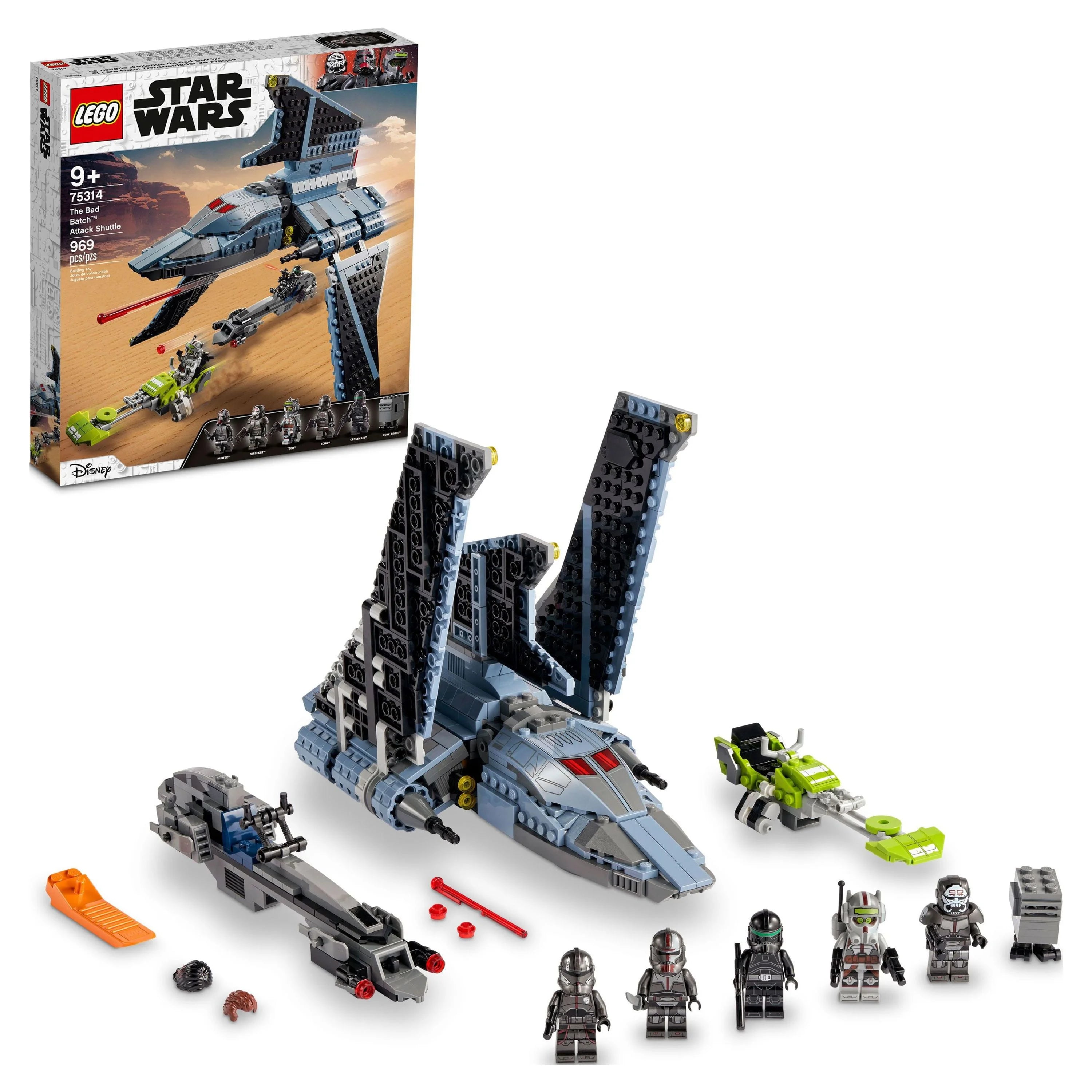 LEGO Star Wars Attack Shuttle Building Toy Set (969 Pieces) X612