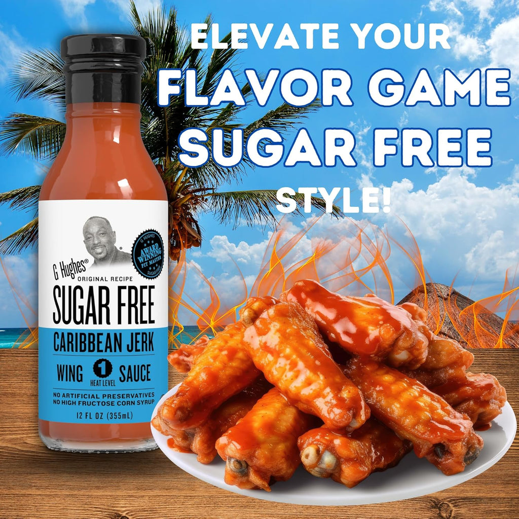 Caribbean Jerk Wing Sauce, 12 Oz. (3 pack) Y7518