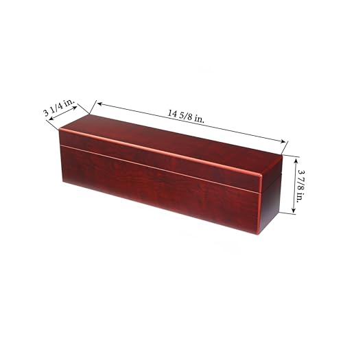 Mahogany Wood Grain Coin Box for 50 Slabs O3078