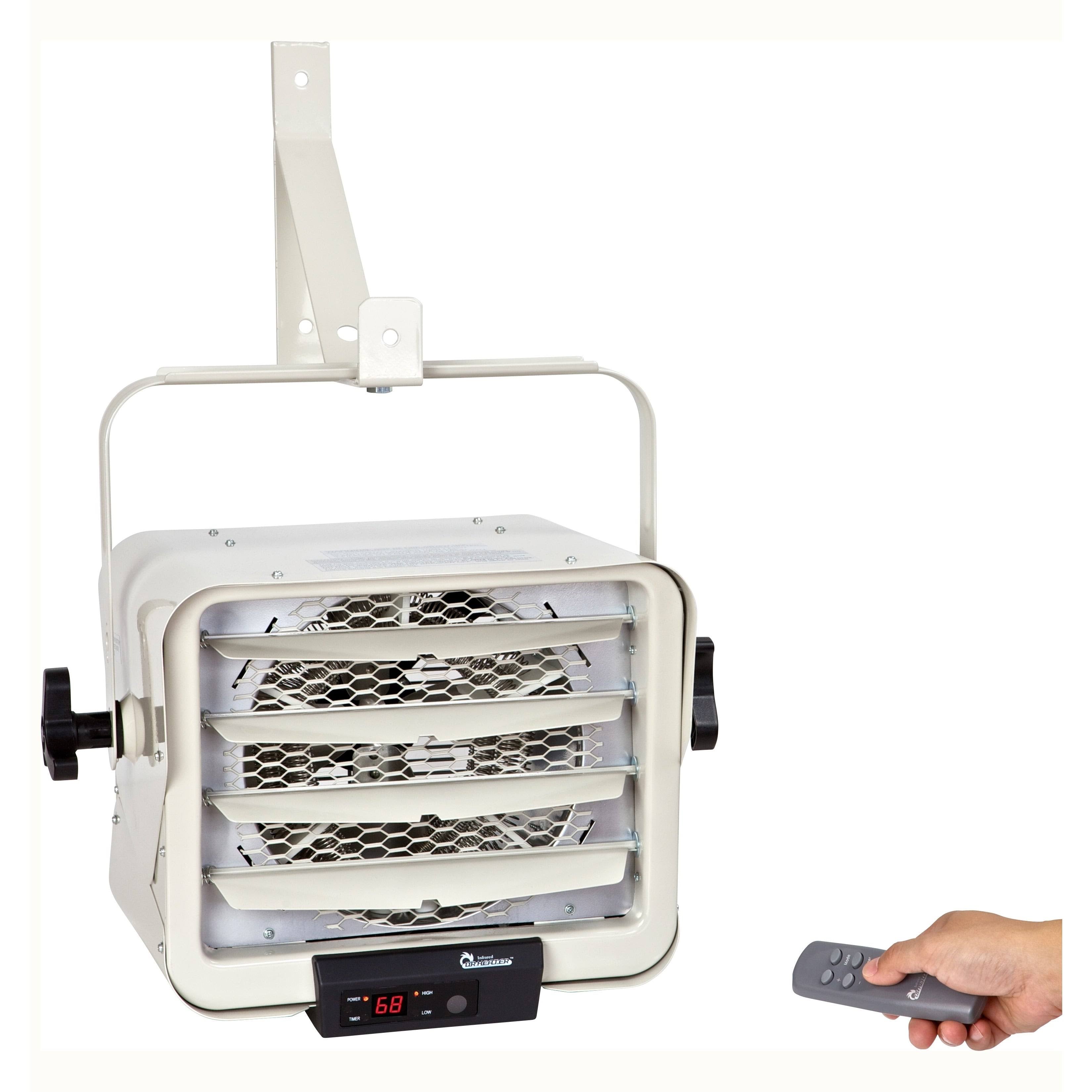 7500-Watt 240-Volt Hardwired Wall/Ceiling Mounted Electric Heater with Remote R994545