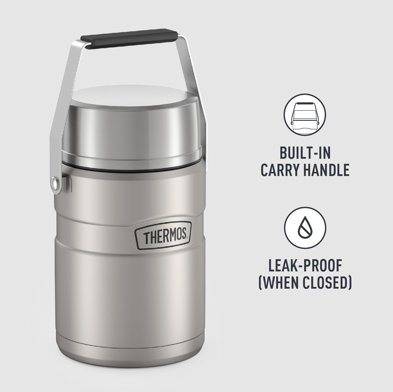 47 Ounce Stainless Steel Vacuum-Insulated Food Jar G9259