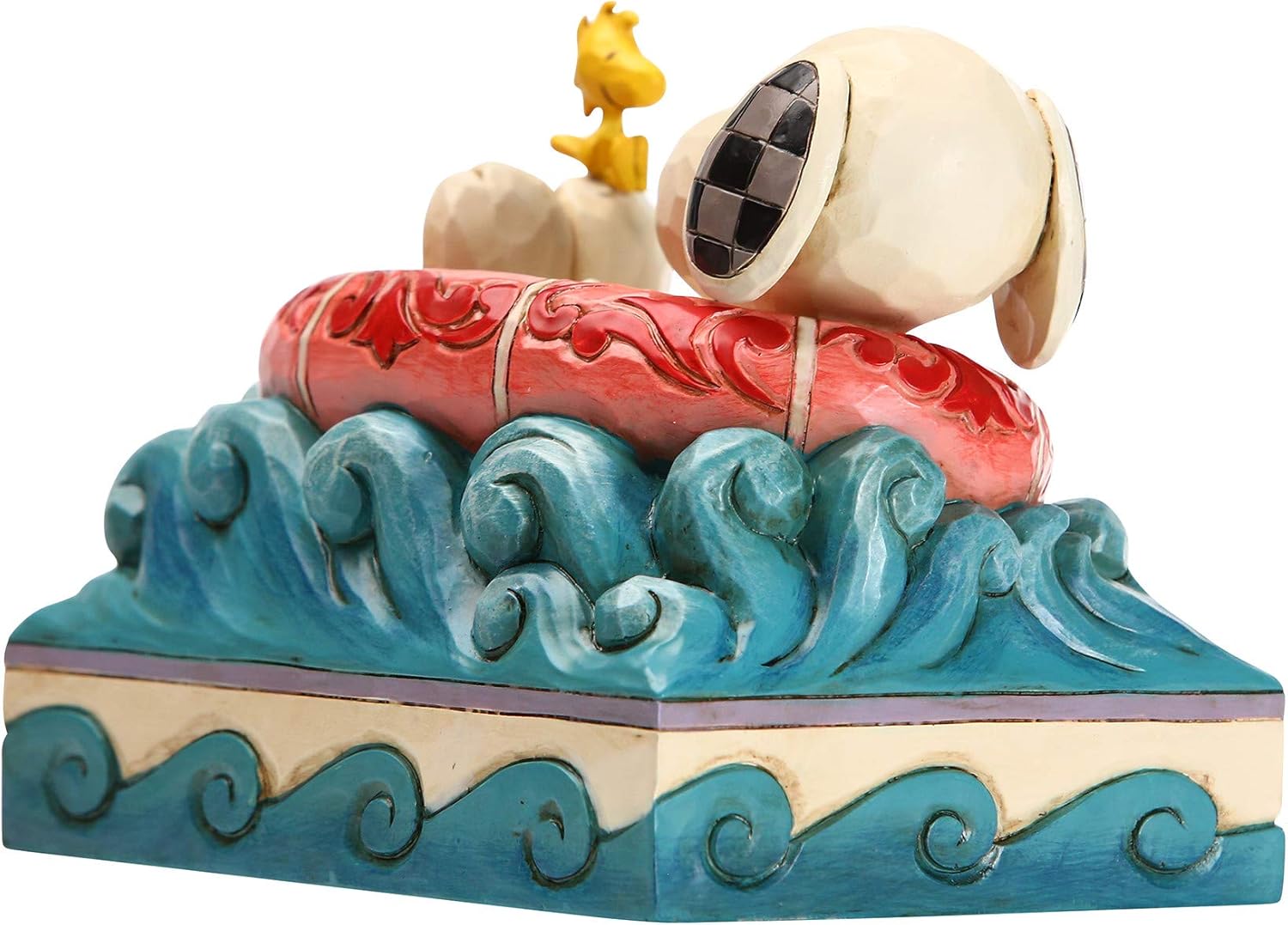 4 Inch Multicolor Snoopy and Woodstock Figurine W36185
