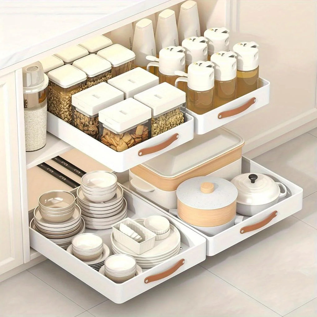 Heavy Duty Pull Out Cabinet Organizer Drawer Storage Shelf V92137