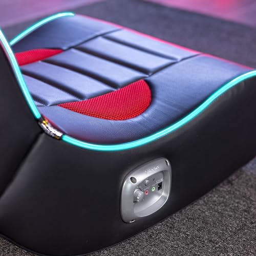 Foldable Bluetooth Audio Floor Chair with Headrest Mounted Speakers S6571