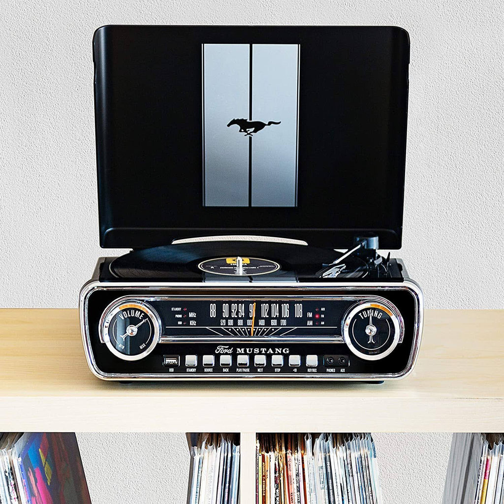 Black 4-in-1 Music Center X143