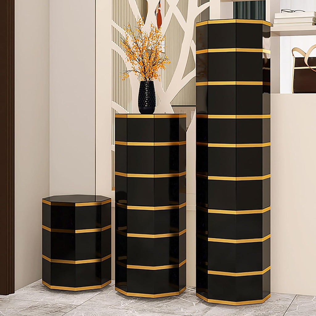 Tall Round Rotating Metal Shoe Rack U752