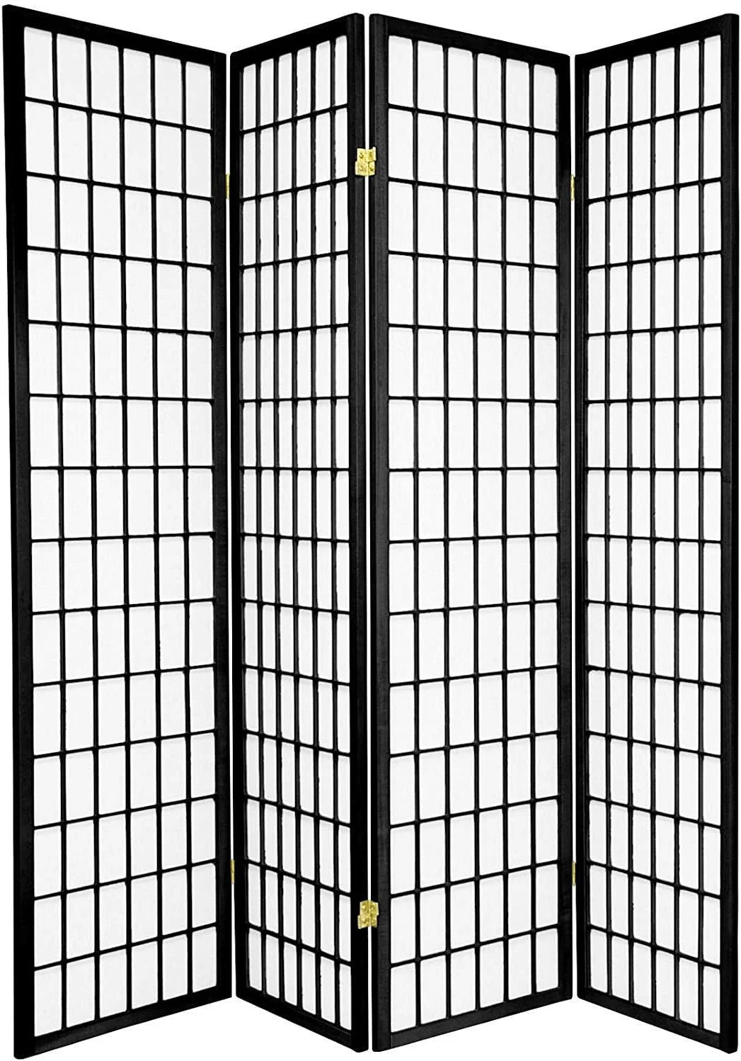 4 Panels Wood Shoji Room Divider Screen H579230