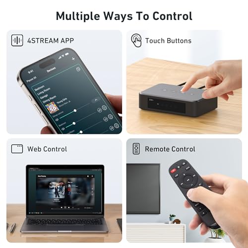 Audio Receiver with SPDIF Out, WiFi & Bluetooth Music Streamer X58786
