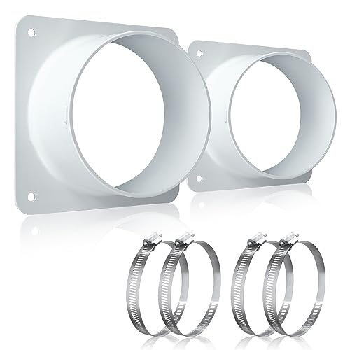 4" Plastic Air Vent Duct Connector Flange L23489