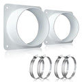 4" Plastic Air Vent Duct Connector Flange L23489