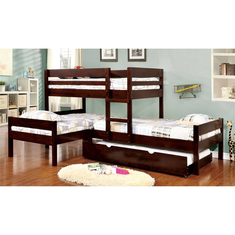 Twin Trundle with Casters in Espresso Z481230