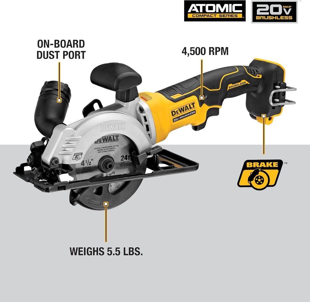 4-1/2-Inch 20V Circular Saw E49769