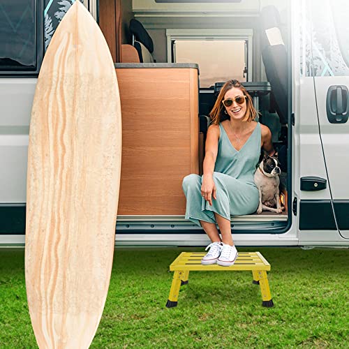 3-Level Adjustable Height Aluminum Folding RV Step M2683