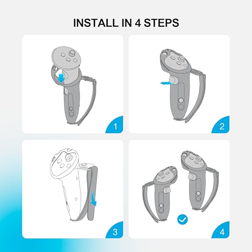 Extended Grips for Meta Quest 3 A2617