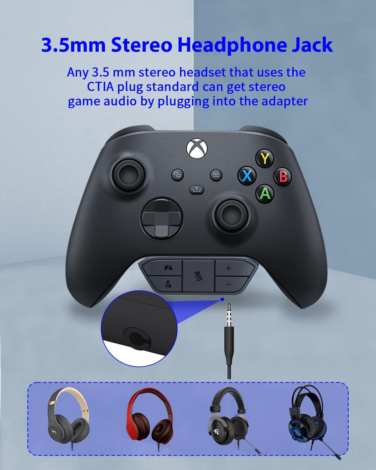 Stereo Headset Adapter for Xbox One G853