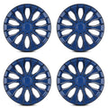 15 Inch Wheel Rim Covers Set of 4 Black Lacquer Red Lacquer ABS Plastic O837