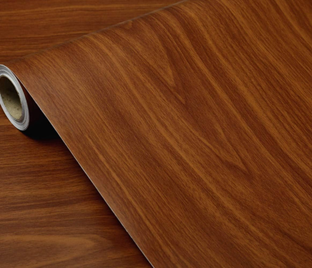 15.8inch by 79inch Wood Grain Adhesive Vinyl Film Peel Stick Wallpaper Z182344