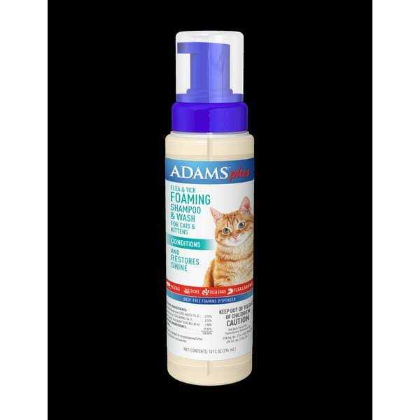 Flea & Tick Foaming Shampoo & Wash for Cats & Kittens R474893