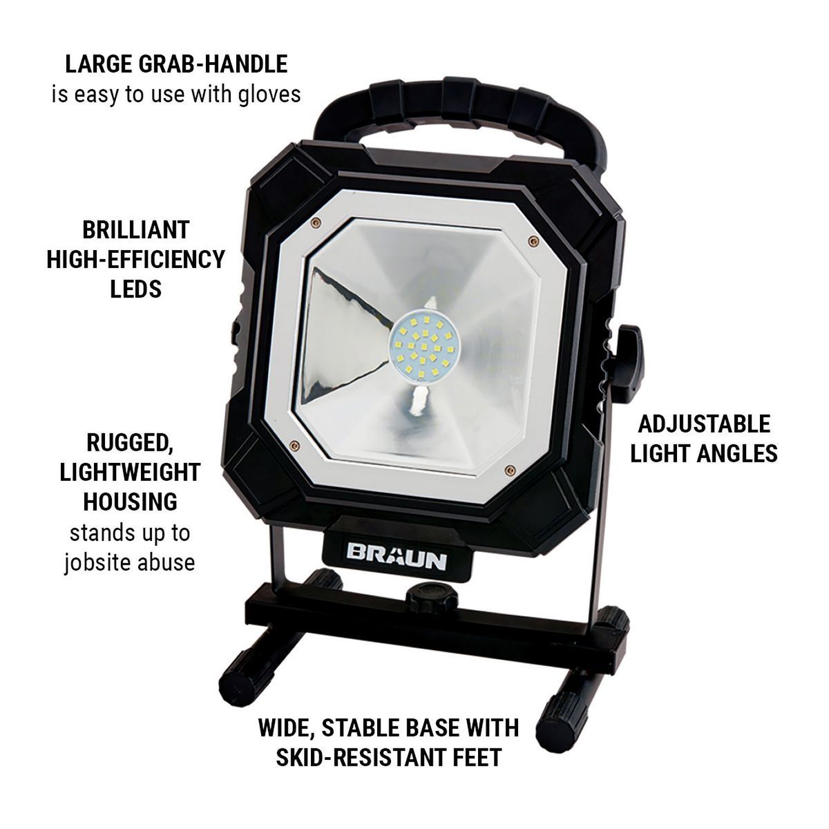 1500 Lumen LED Rechargeable Work Light H918257