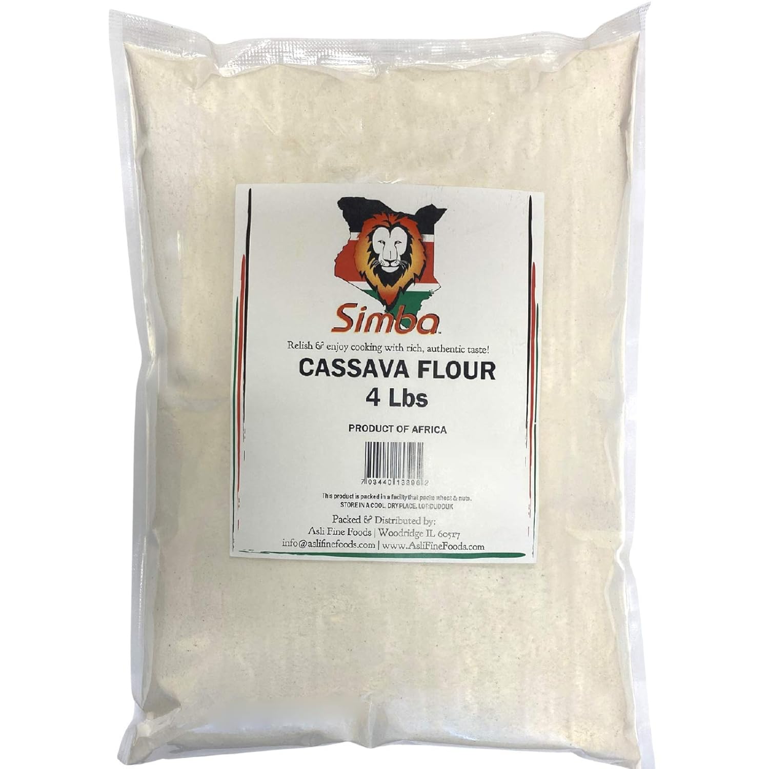 Cassava Flour, 4 Pounds M806090