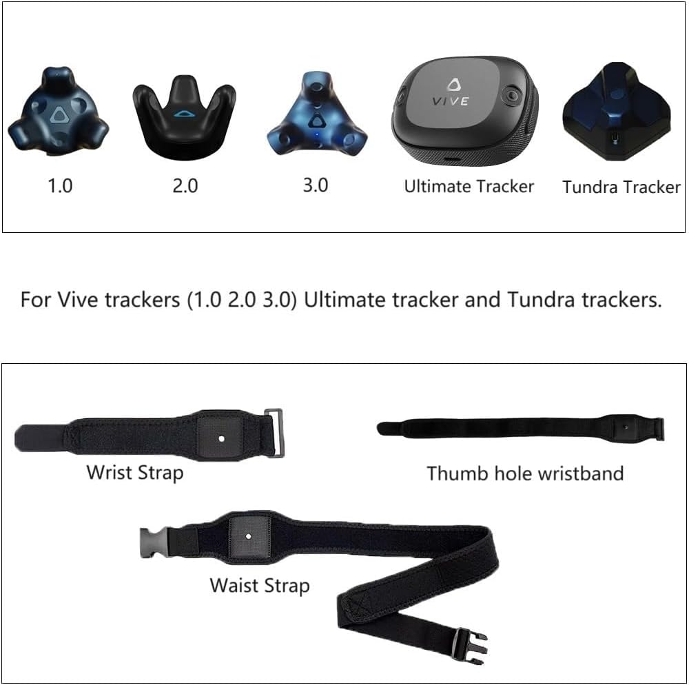 Full Body Tracker Strap, Waist Belt, Hand and Foot Strap, Thigh Strap, VR Accessories V95566
