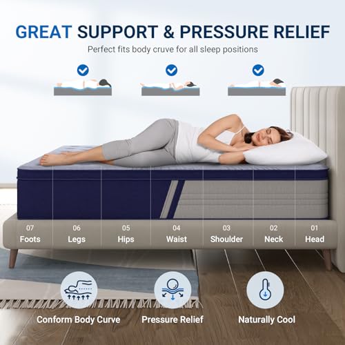 Queen Size 10 Inch Hybrid Mattress U1972